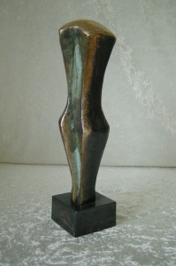 Torso  bronze  38x10x11 cm